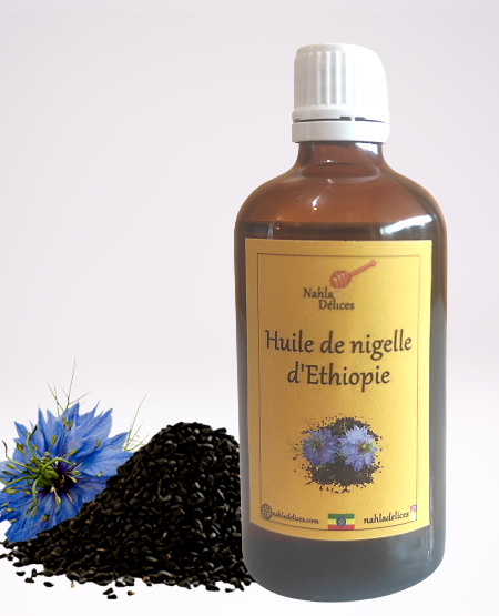 Huile de Nigelle d'Ethiopie 60ml cosmétique et alimentaire