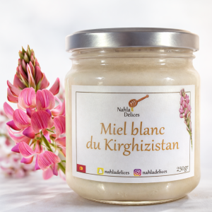 Miel blanc du Kirghizistan – 250gr